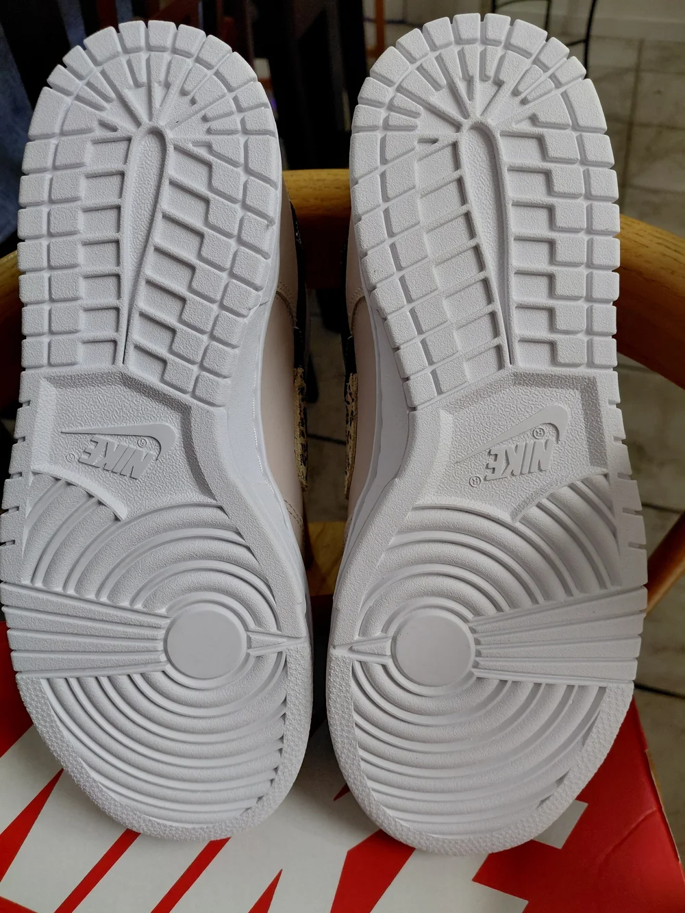 Brand New Women’s Nike Dunk Sneakers With Leopard Print Swoosh!